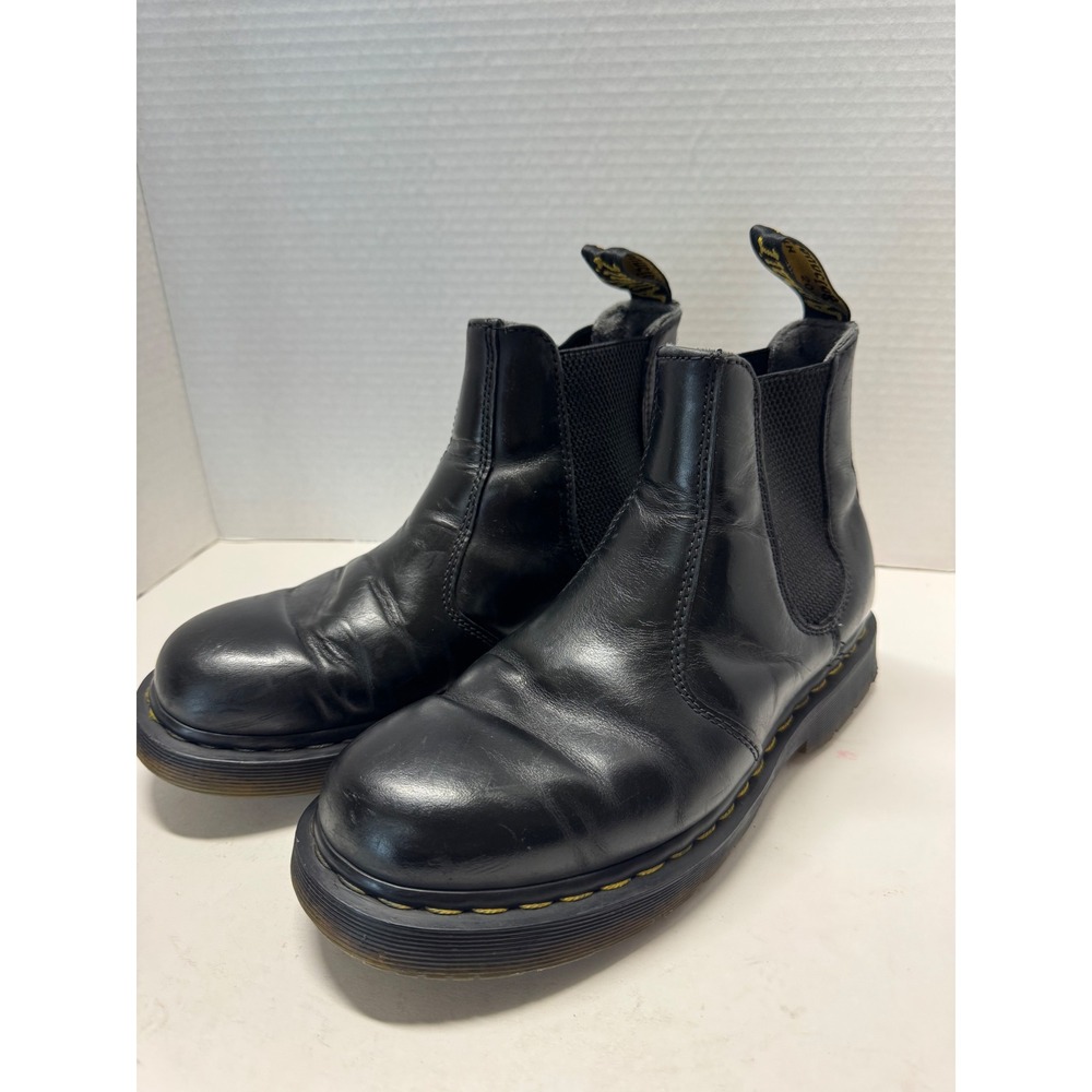 Dr. Martens 2976 BEX Black Leather Chelsea Boots 24040 Mens 7 Womens 8